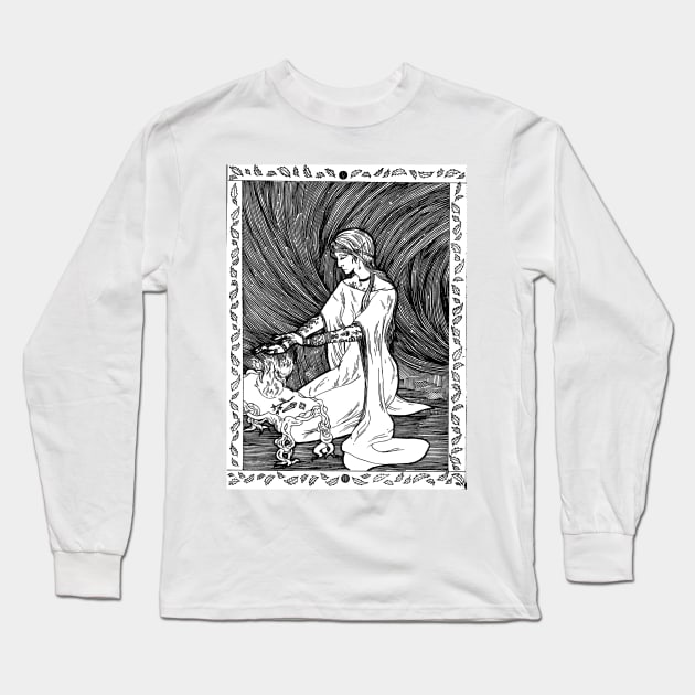Elven witch Long Sleeve T-Shirt by ShumsterArt